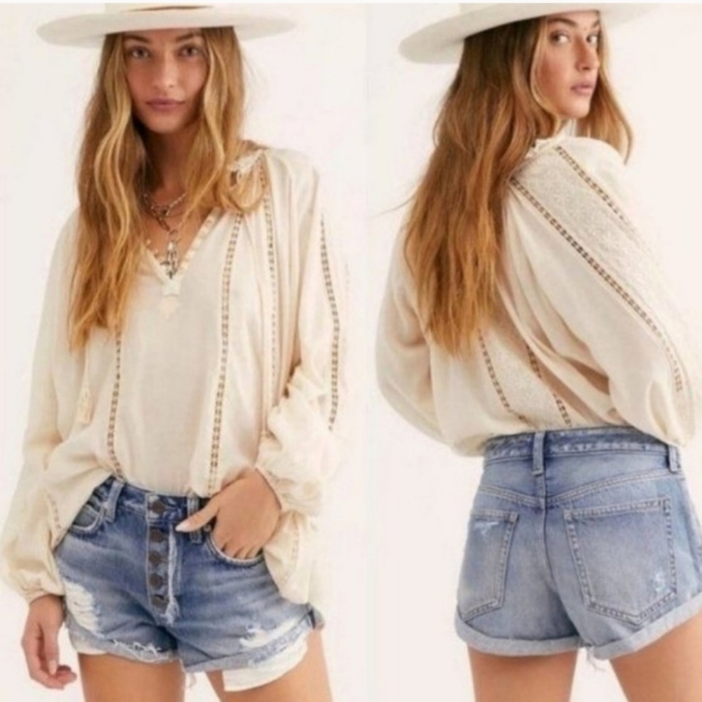 We The Free Distressed Shorts